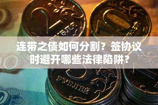 北京连带之债如何分割？签协议时避开哪些法律陷阱？