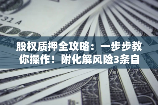 北京股权质押全攻略：一步步教你操作！附化解风险3条自救法则