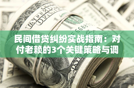 北京民间借贷纠纷实战指南：对付老赖的3个关键策略与调解盲区解析
