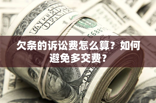 北京欠条的诉讼费怎么算？如何避免多交费？